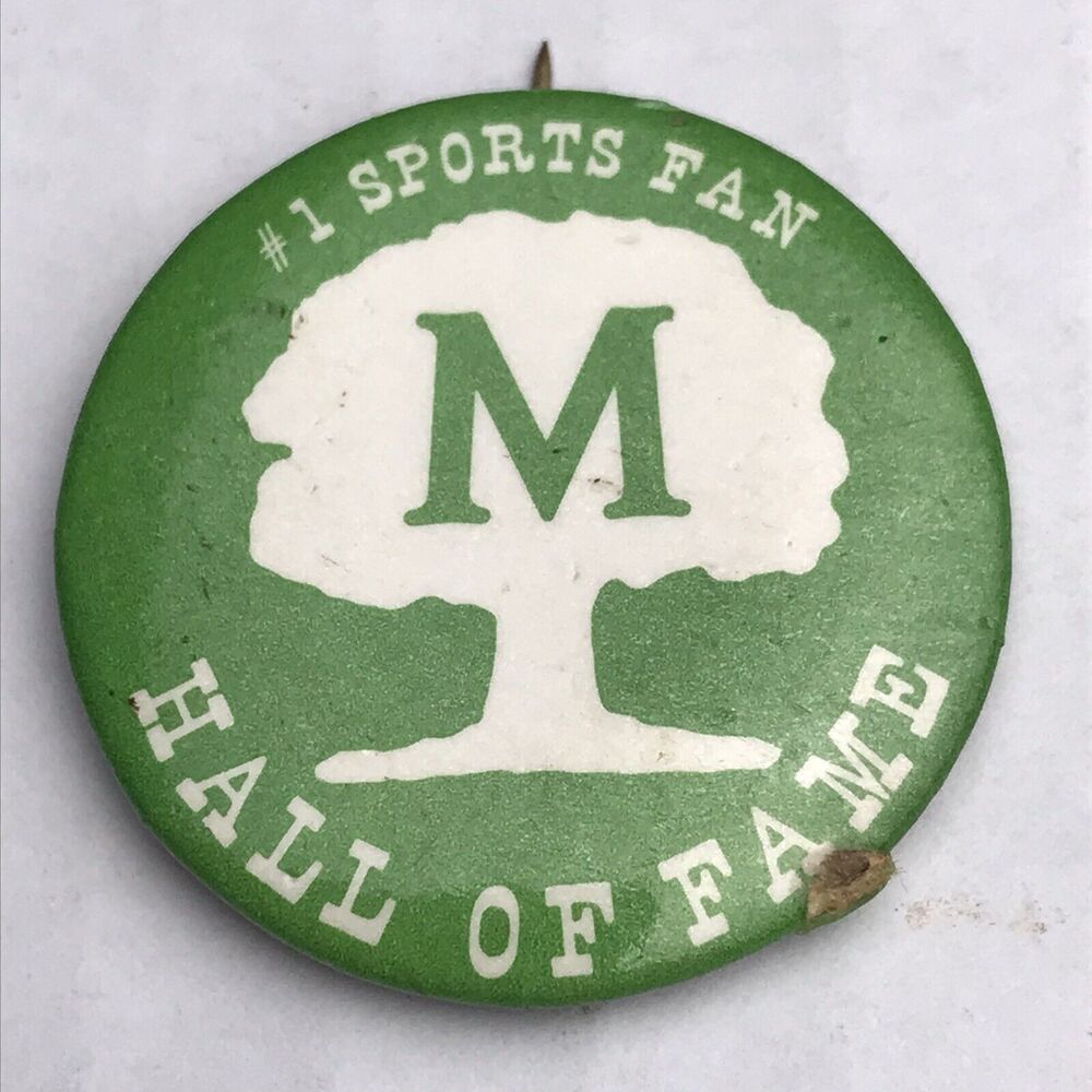 #1 Sports Fan Minnesota Hall Of Fame Vintage Pin Button Pinback